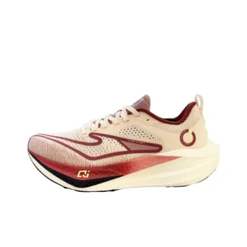 Erke Durable Breathable Low-Top Marathon Running Shoes Women's Red Pink
