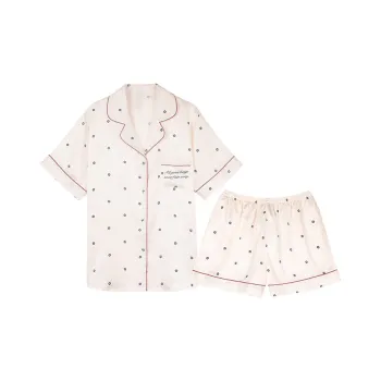 IIZZINI Pajama Set Women's Ecru