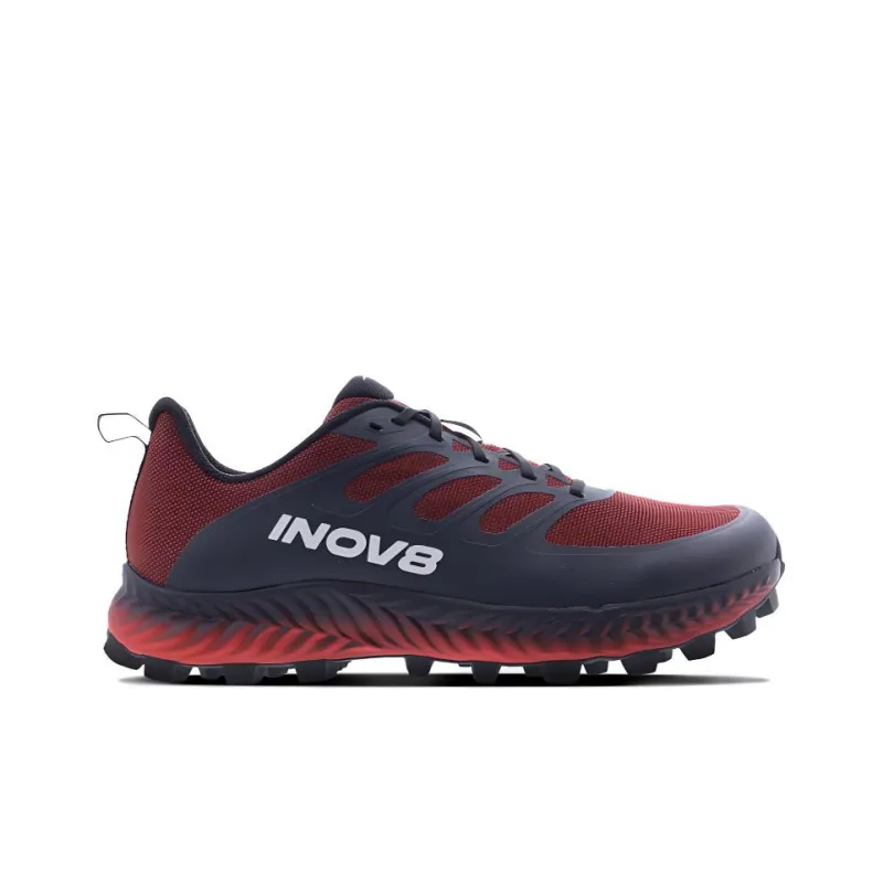 INOV-8 Cushioned Slip-Resistant Low-Top Trail Running Running Shoes Men's Red Black-1