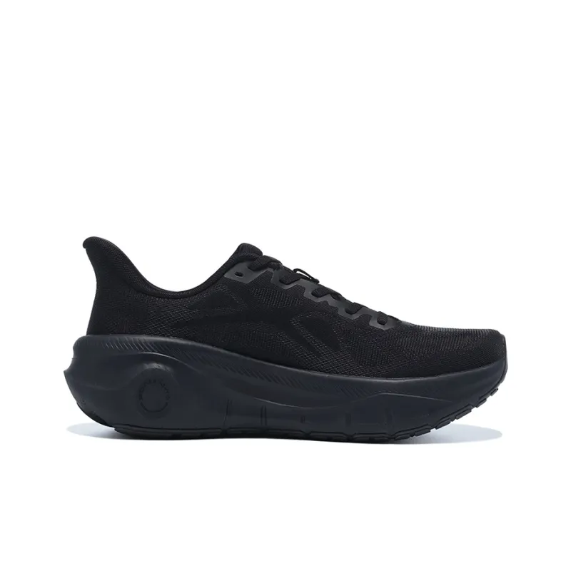 BMAI Pioneers Thick Tao EVA Blended PEBA Thickened Midsole Mid-Top Running Shoes Men's Night Black-1