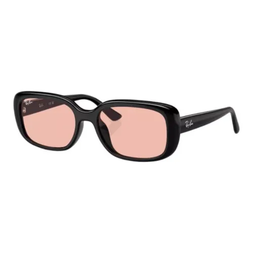 RayBan Rectangular Sunglasses Unisex Black
