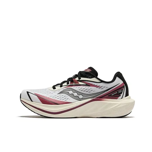 Saucony Slay 2 Low Top Running Shoes Men's White Black Red