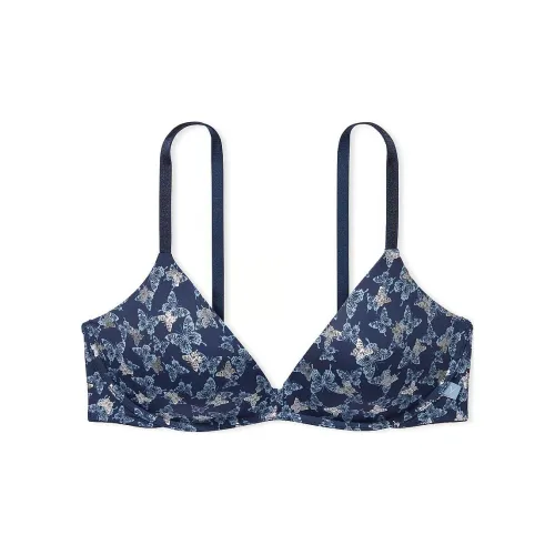 Victoria's Secret Sexy Tee Push-Up Wireless Smooth Bra / NNB Bra Women's Marine Blue