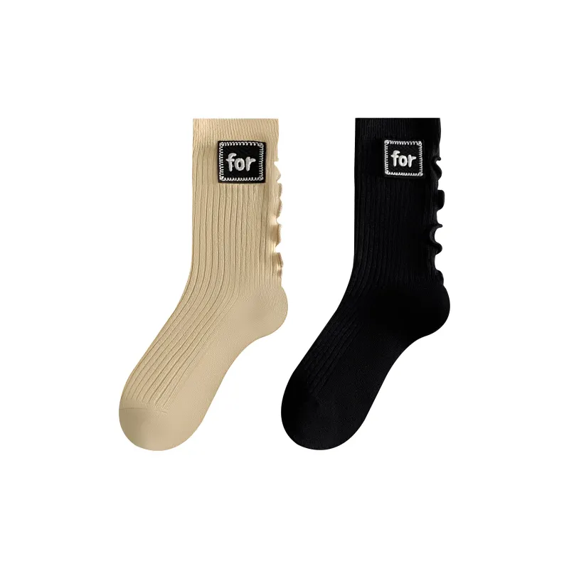 XXLLG Mid Calf Socks Women's 2 Pack-7