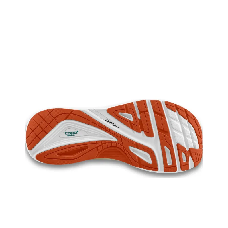 Topo Athletic Non-slip Lightweight Low-Top Running Shoes Men's Beige Cyan-4