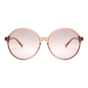LONGCHAMP Plastic Round Sunglasses Women's Brown