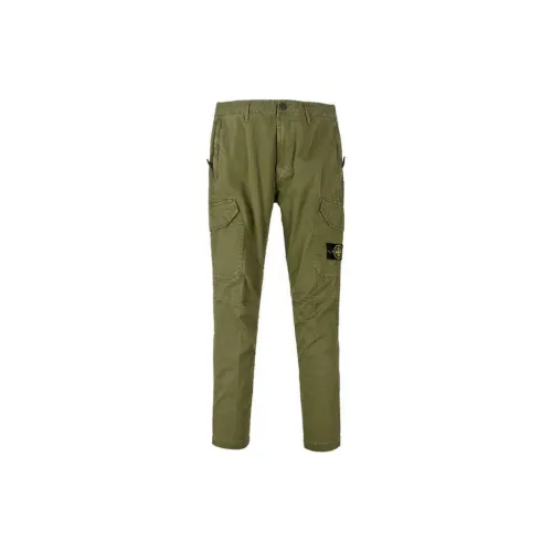 STONE ISLAND Cargo Pants Men Green