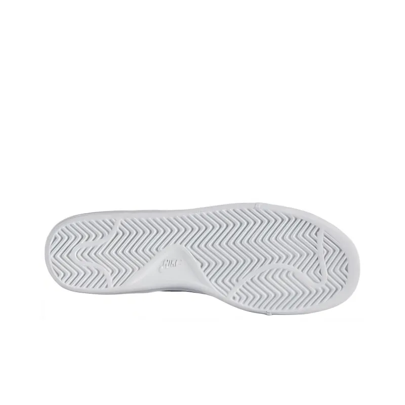 Nike Court Royale Anti Slip Wear Resistant Low Top Skateboard Shoes Women's White Blue-4
