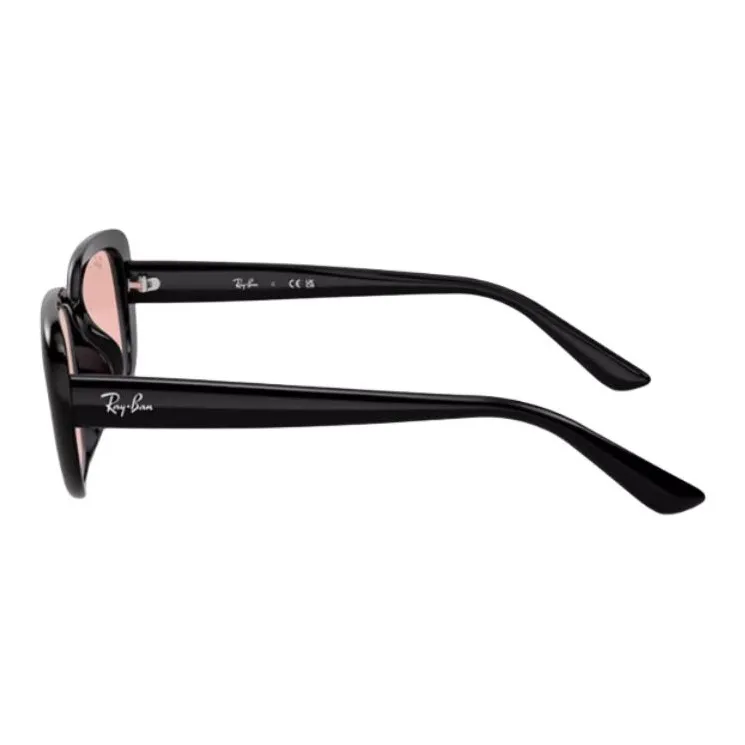 RayBan Rectangular Sunglasses Unisex Black-2