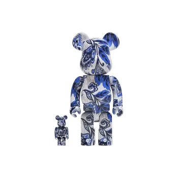 BE@RBRICK Blue And White Porcelain INNERSECT 2021 Limited Trendy Figures