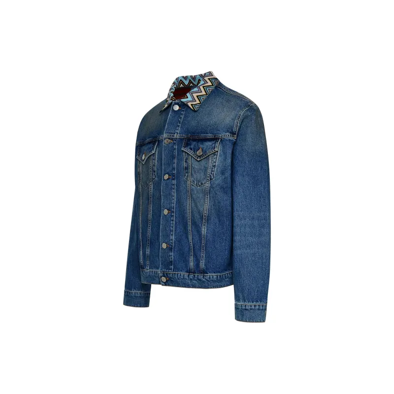 MISSONI Denim Jacket Women's Blue-2