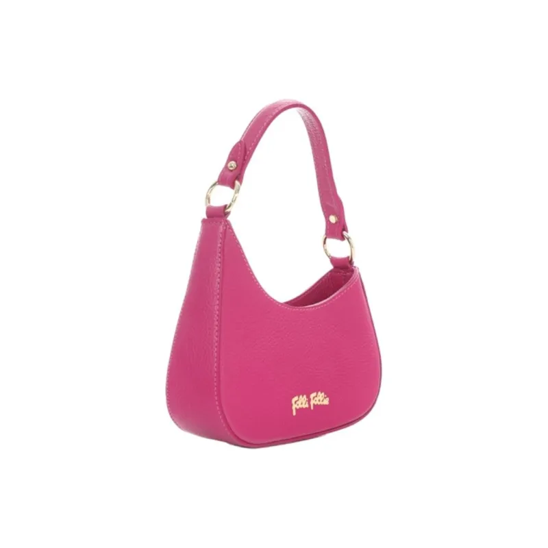 Folli Follie Leather Handbag Shoulder Bag Mini Unisex Fuchsia-1