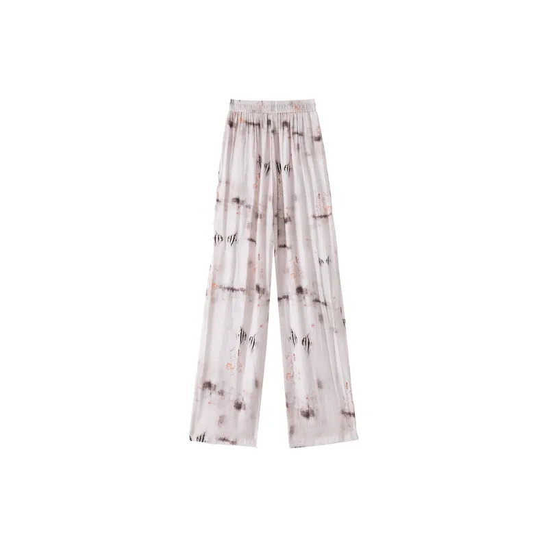 0571 Family Casual Pants Women's Pink-1
