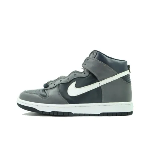 Nike Dunk High Light Graphite Dark Obsidian