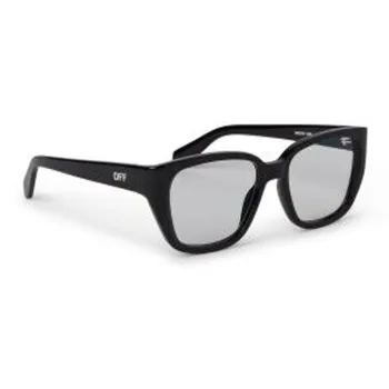 OFF WHITE Rectangular Sunglasses Unisex Black