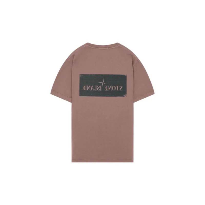 STONE ISLAND T Shirt Men's Brown-1