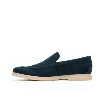 ASTON M.JAZZ Loafers Men Dark Blue/Dark Gray/Dark Coffee