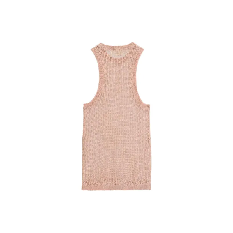 ZARA Tank Tops Women's Pink-1