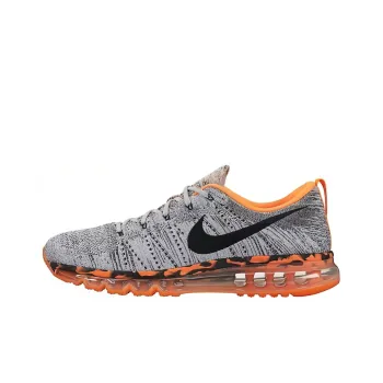 Nike Flyknit Max Wolf Grey Black Orange