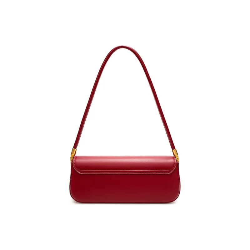 Vigno Synthetic Leather Handbag Regular Women's Red-2