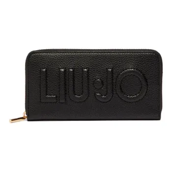 LIU·JO PU Wallet Large Size Women's Black