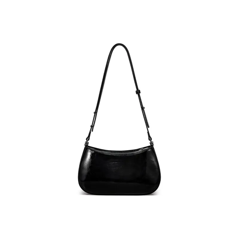 JUST STAR Artificial Leather Chain Bag Shoulder Bag Crossbody Bag Women's White Black-9
