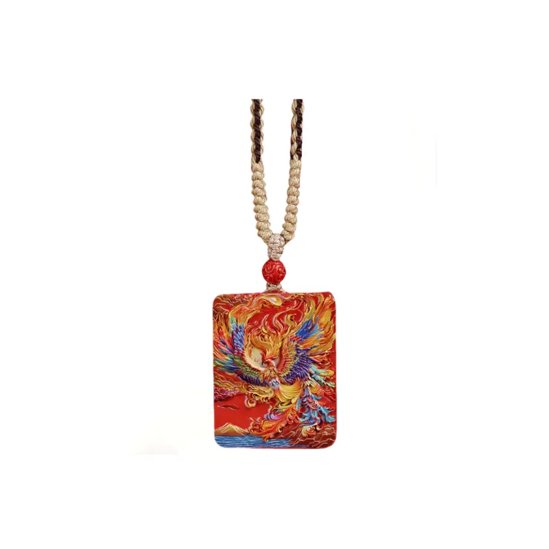 Sweet Kisses Reconstructed Cinnabar Necklaces Unisex-0