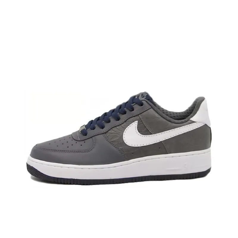 Nike Air Force 1 Low Premium Grey Navy Croc-0