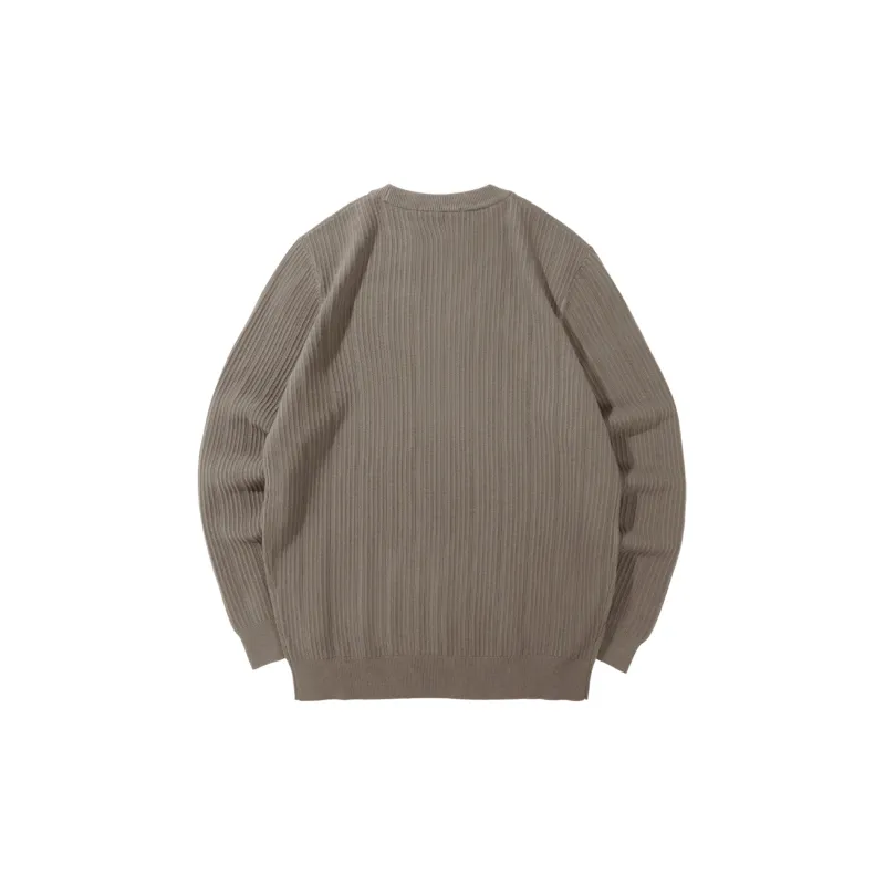 HLA Crew Neck Embroidered Long Sleeved Knitwear Men's-11