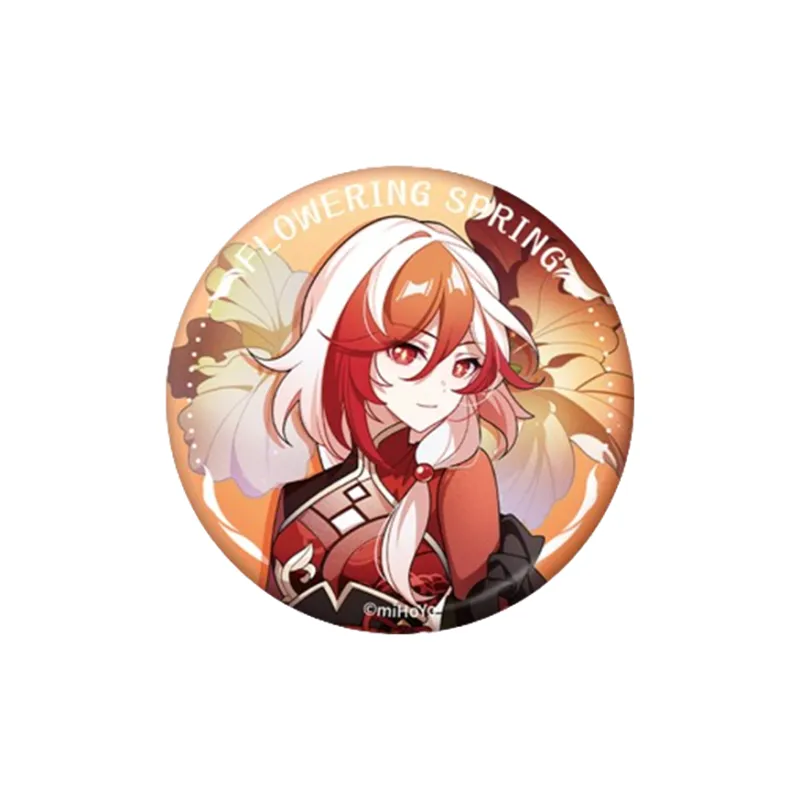 MIHOYO Honkai 3 Flower Festival Spring Glow Collection Tinplate Eliskaiana Badges-6