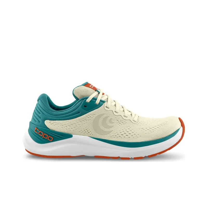 Topo Athletic Non-slip Lightweight Low-Top Running Shoes Men's Beige Cyan-2
