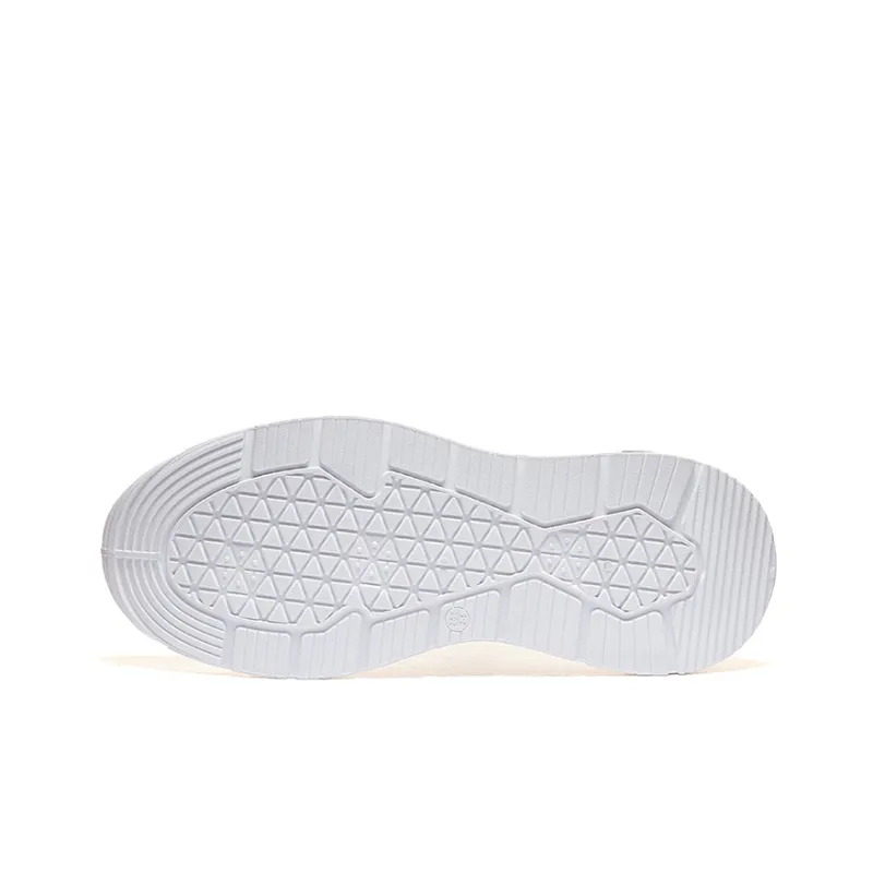 WARRIOR Running Shoes Men Low Top White-3