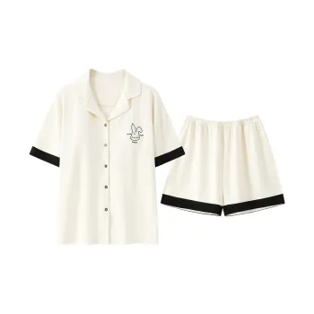 GOSO Pajama Set Women's White Shades