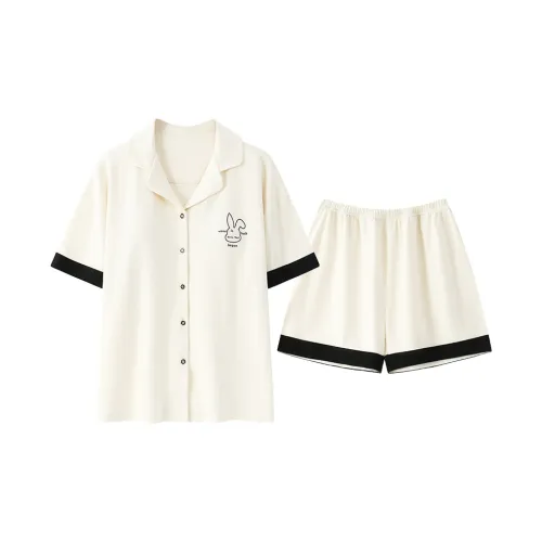 GOSO Pajama Set Women's White Shades