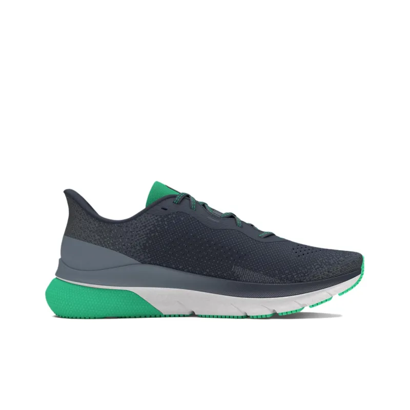 Under Armour HOVR Turbulence Cushioning Wear Resistant Low Top Casual Running Shoes Men's Gray Black Green-1