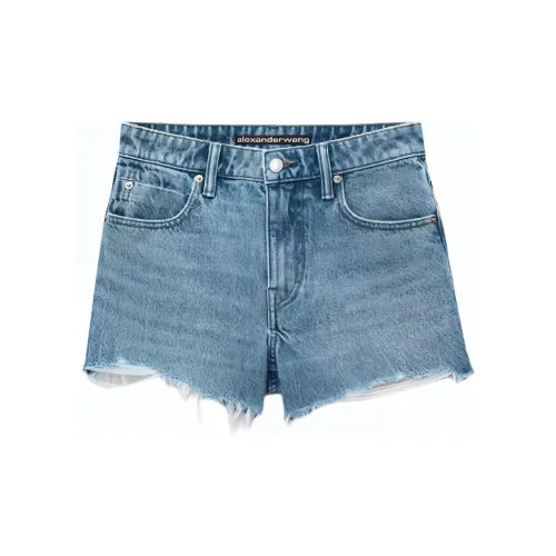 Alexander Wang Denim Shorts Women's Vintage Light Indigo