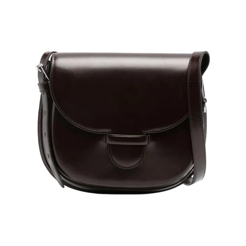 Lemaire Lambskin Crossbody Bag Shoulder Bag Women's Chocolate Brown-0