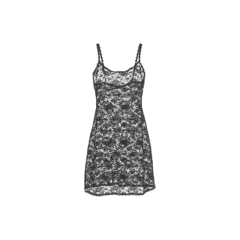 Victoria's Secret COSABELLA Never Say Never Foxie Chemise Black Nightgown Women's Black-0