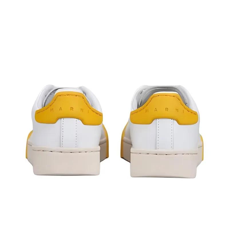 MARNI Low Top Skateboard Shoes Men's White-5