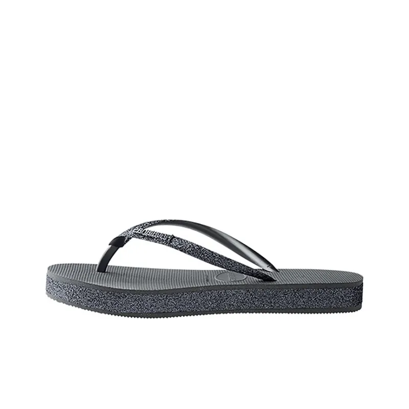 Havaianas Rubber Sole Slide Slippers Unisex Gray-0