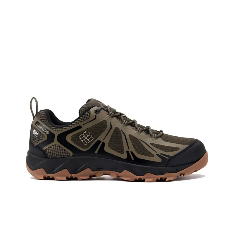 Columbia Cushioned Slip Resistant Low Top Trekking Shoes Men's Army Green-1