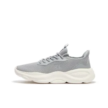 361° Cloudwalk Slip-on Anti-Slip And Wear-Resistant Breathable Low-Top Casual Shoes Men's Cool Mist Gray