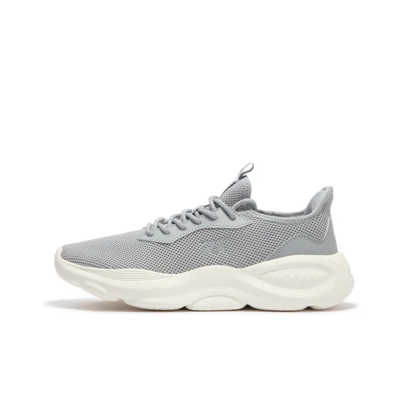 361° Cloudwalk Slip-on Anti-Slip And Wear-Resistant Breathable Low-Top Casual Shoes Men's Cool Mist Gray-0
