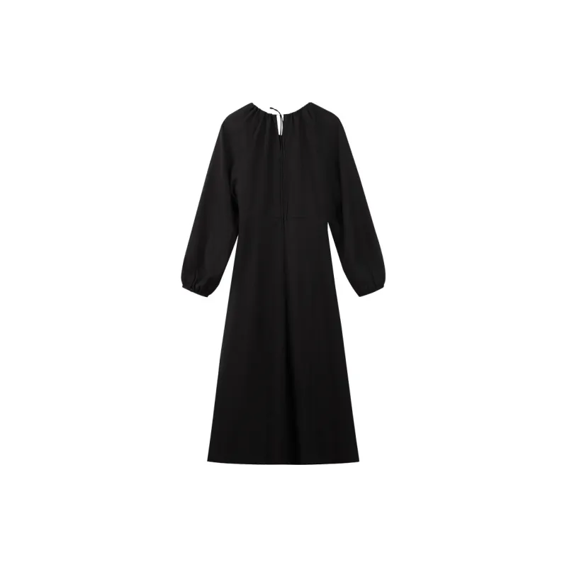 THE SEA LIFE Long Sleeved Dress Women's Black Mage-1