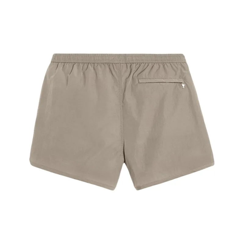 AMIPARIS Paris Logo Plaque Swim Shorts-1