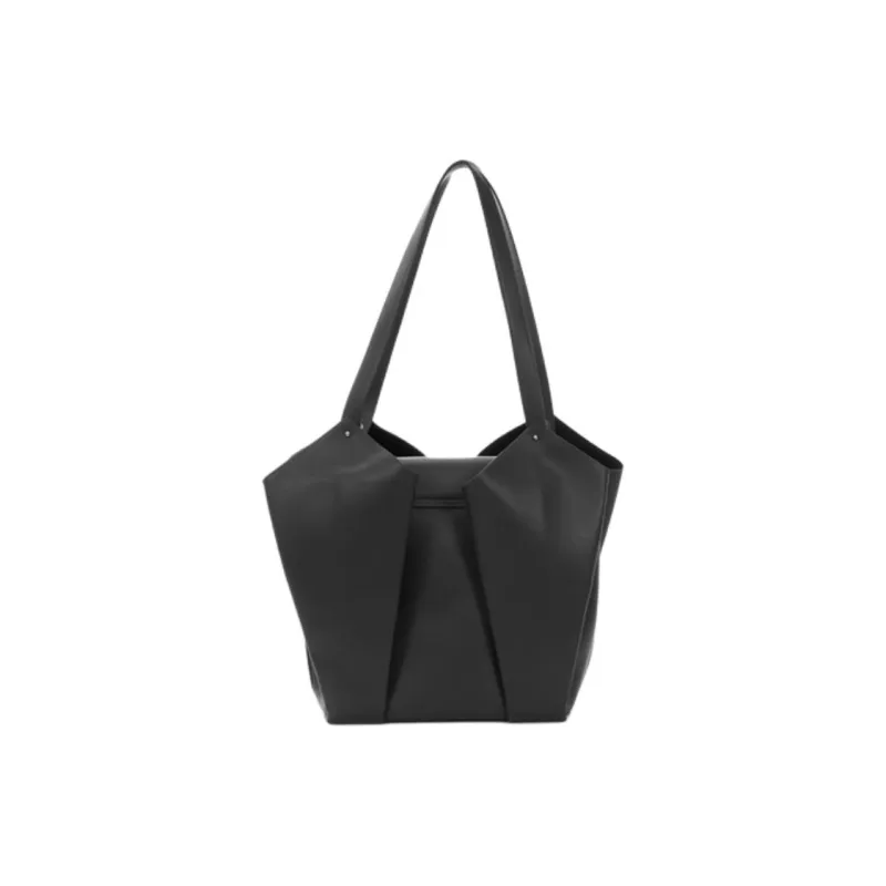 Folli Follie Synthetic Leather Handbag Shoulder Bag Unisex Black-2