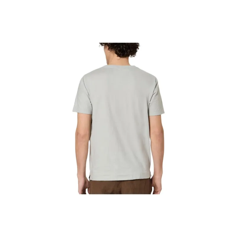MASSIMO ALBA Solid Color Crew Neck Pullover Short-Sleeved T-Shirt Men's Gray-1