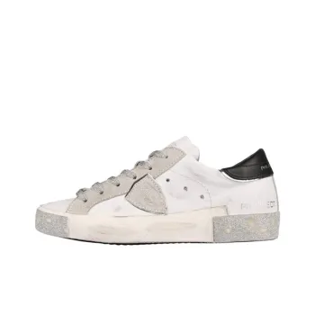 PHILIPPE MODEL Low Top Skateboard Shoes Women's White Gray