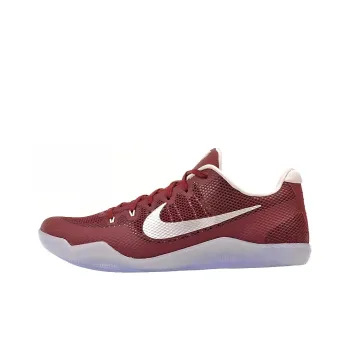 Nike Kobe 11 TB 'Team Red' Cushioning Wear Resistant Low Top Basketball Shoes Men's Red