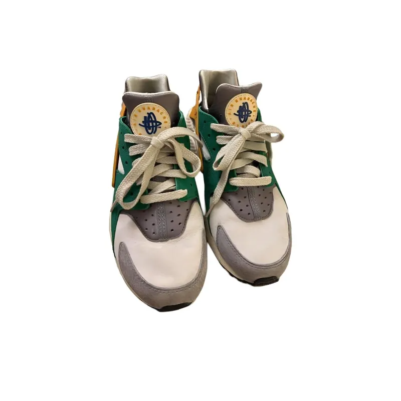 Nike Air Huarache Run Pine Green Gold Leaf-3